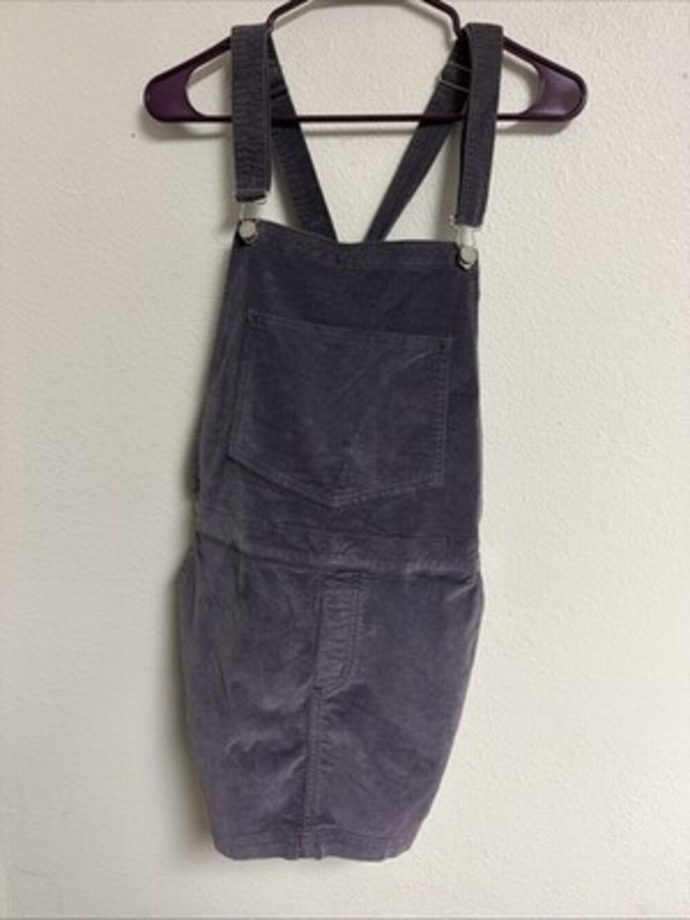 Urban Outfitters Purple Velour Skirtall Size M Overall Dress